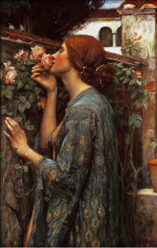 The Soul of the Rose, 1908 By John William Waterhouse - Click Image to Close